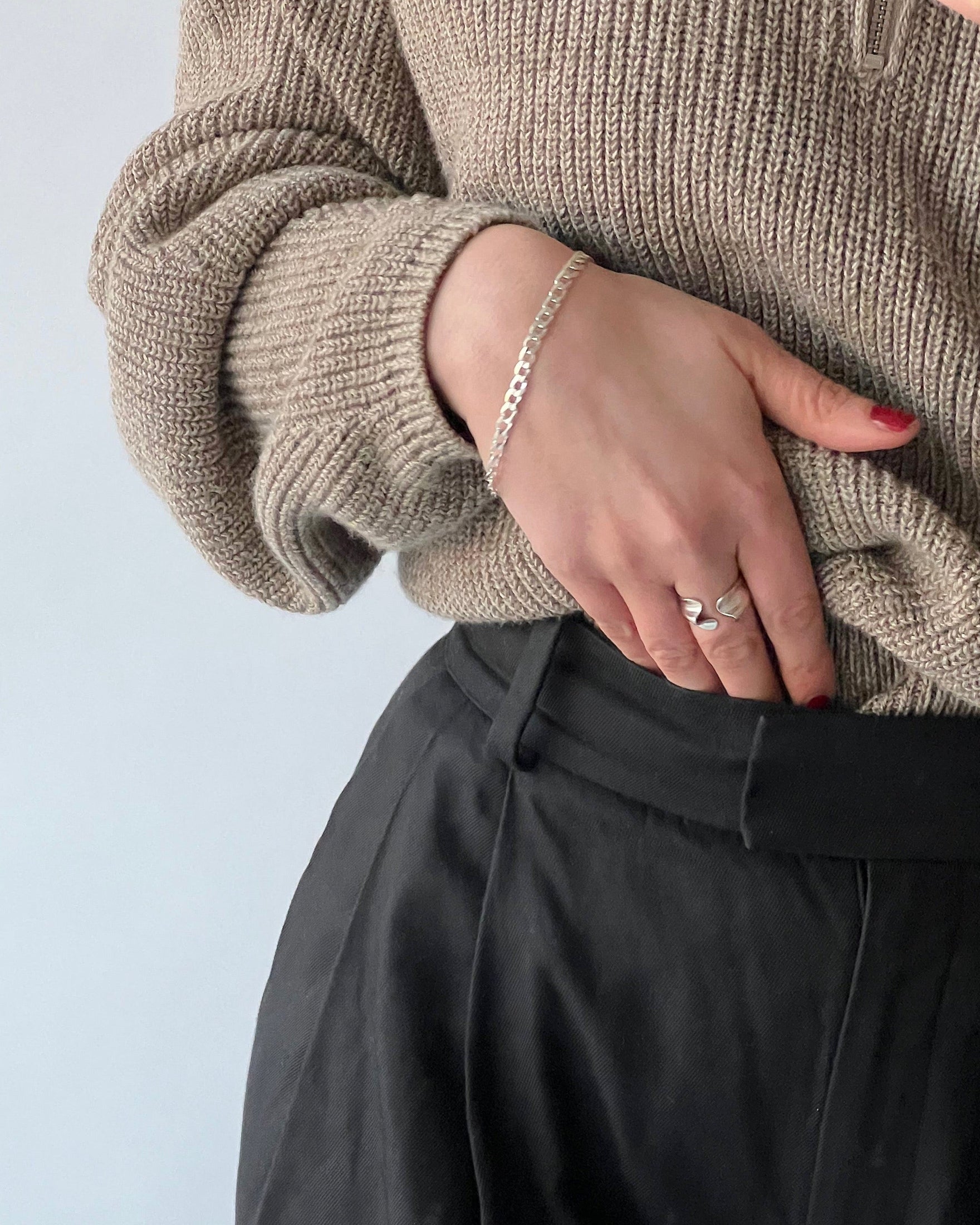 'Carrie Curb' Chain Bracelet