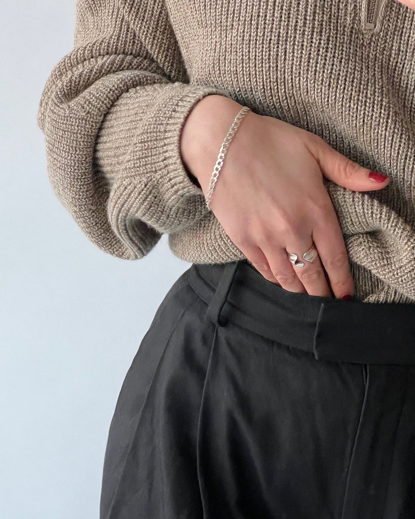 'Carrie Curb' Chain Bracelet