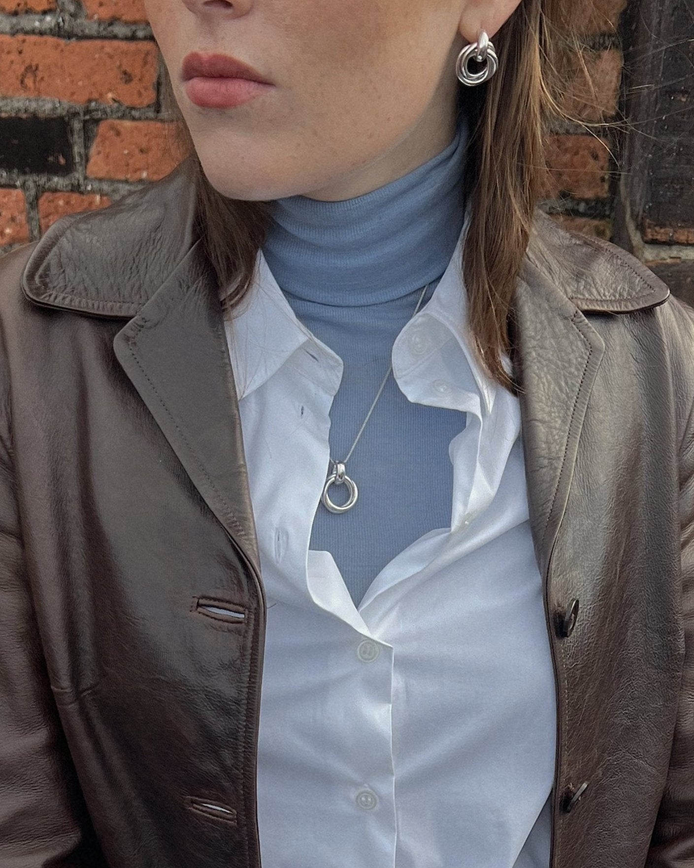 'Eliason' Interlocked Knot Necklace