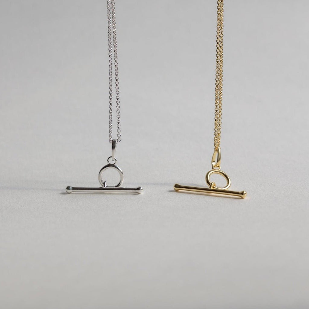 'Alberta' Bar Necklace - Lines & Current