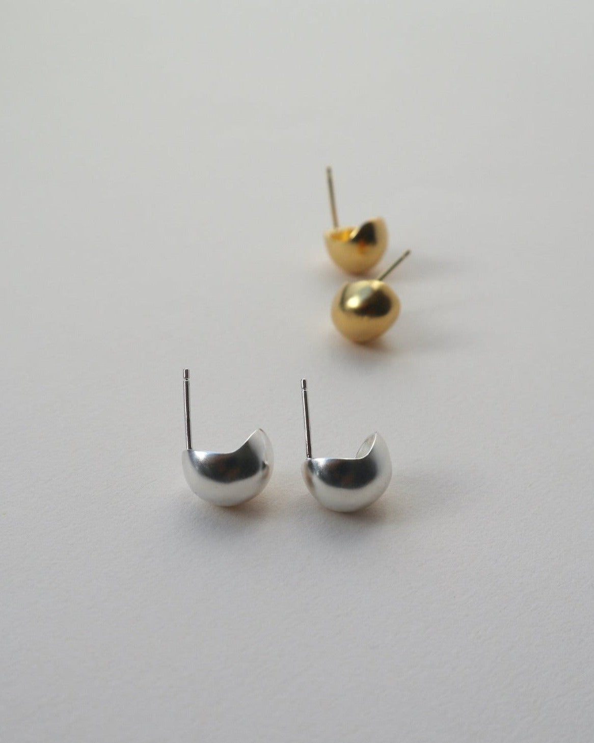 'Björn' Oval Studs