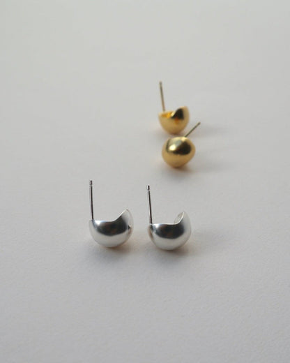 'Björn' Oval Studs