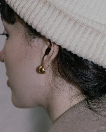 'Björn' Oval Studs