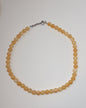 'Brie' Butter Bead Necklace - Lines & Current