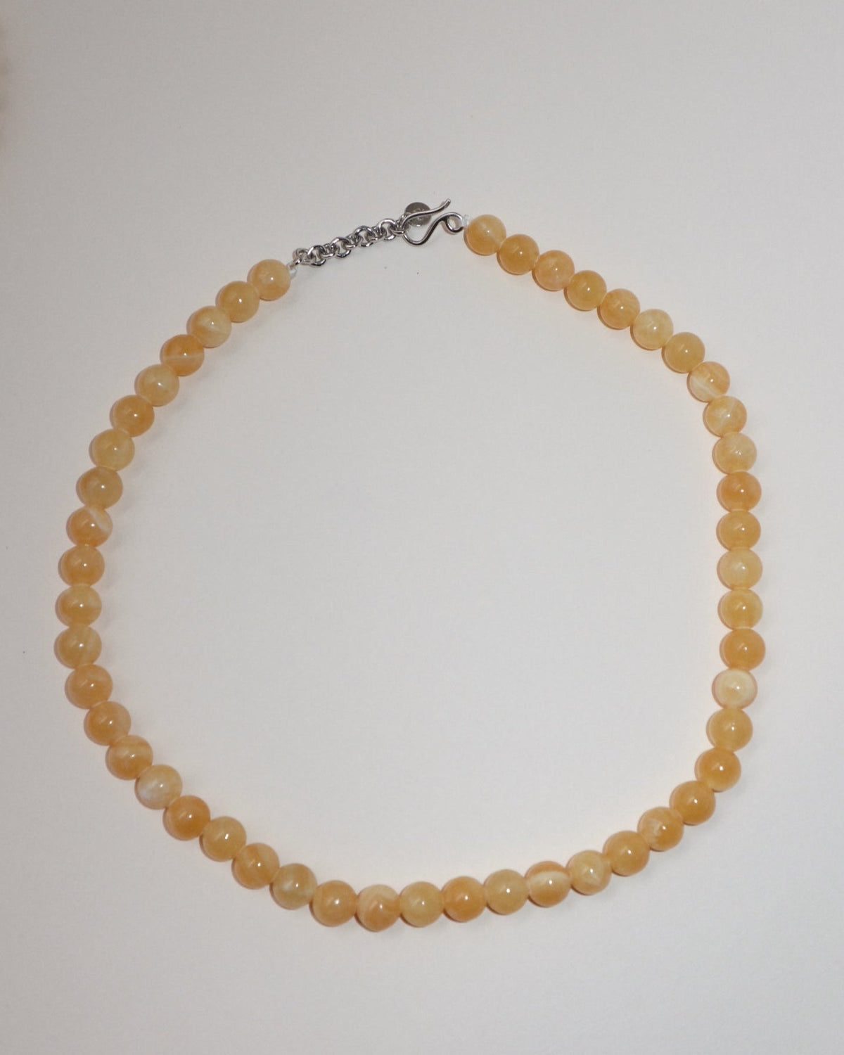'Brie' Butter Bead Necklace - Lines & Current