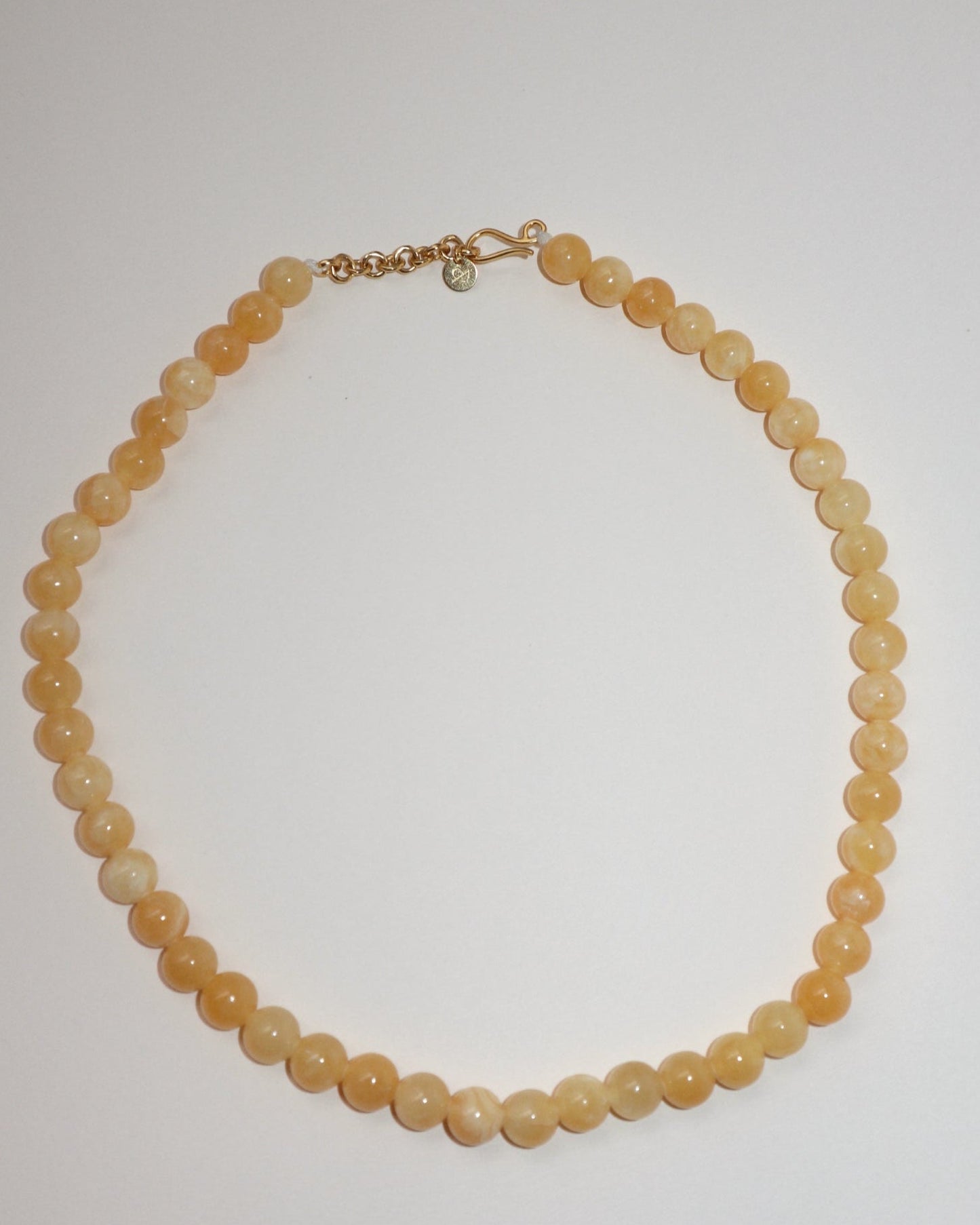 'Brie' Butter Bead Necklace - Lines & Current