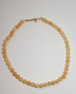 'Brie' Butter Bead Necklace - Lines & Current