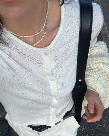 'Carrie' Curb Chain Necklace