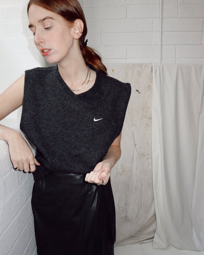 'Carrie' Curb Chain Necklace - Lines & Current