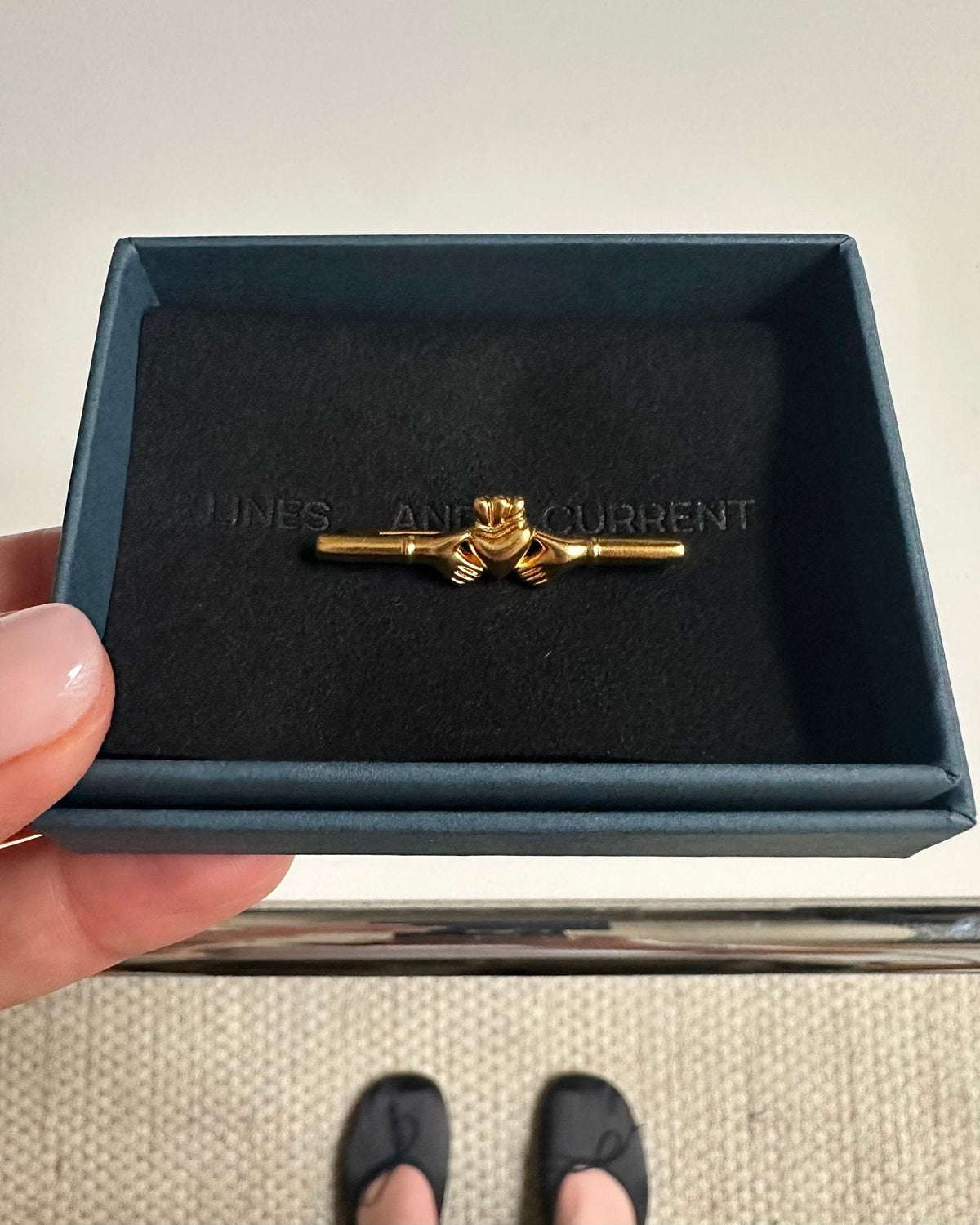 'Claddagh' Bar Brooch - LINES AND CURRENT