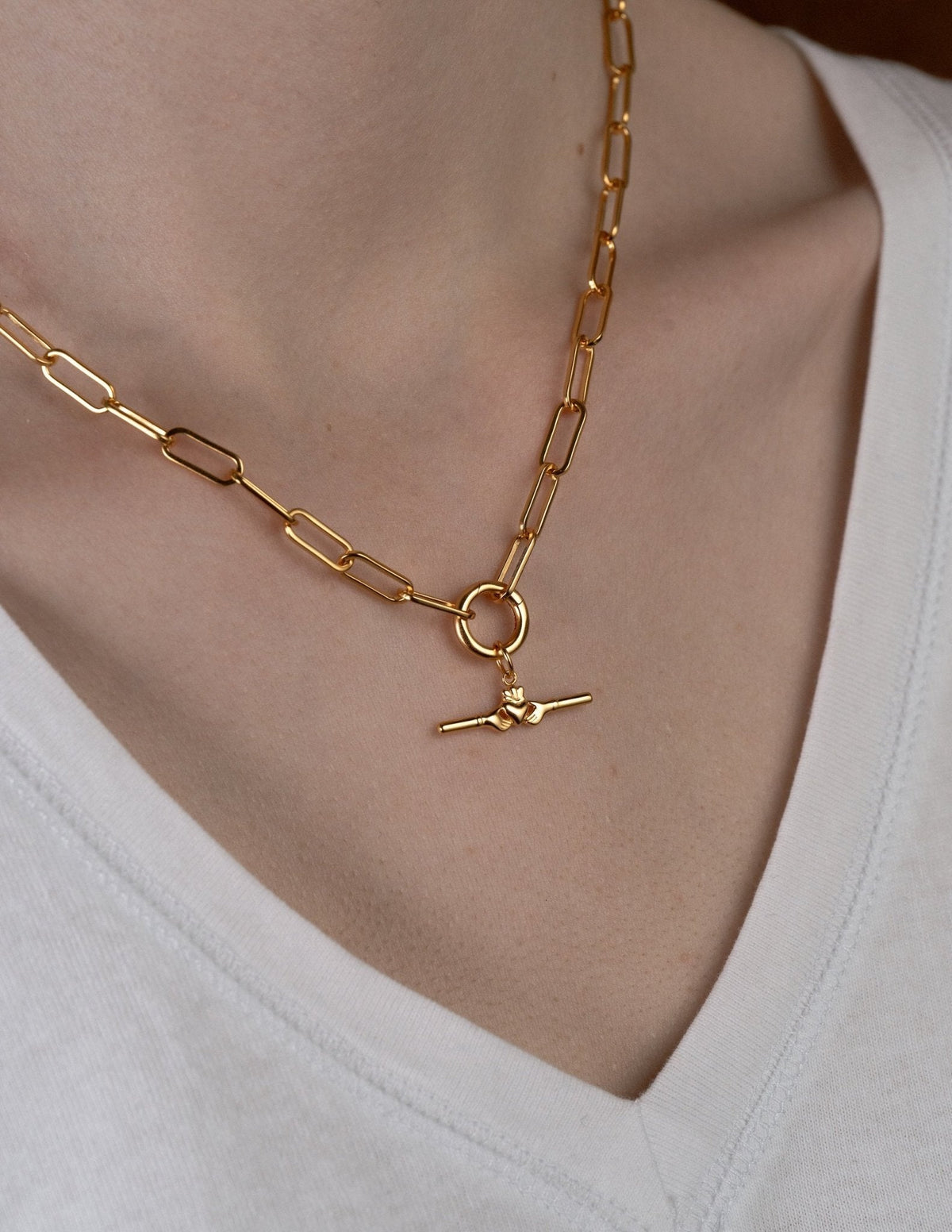 'Claddagh' Bar Charm - LINES AND CURRENT