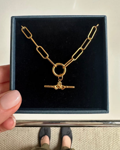 'Claddagh' Bar Charm - LINES AND CURRENT