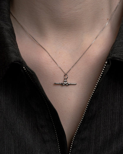 'Claddagh' Bar Necklace - LINES AND CURRENT