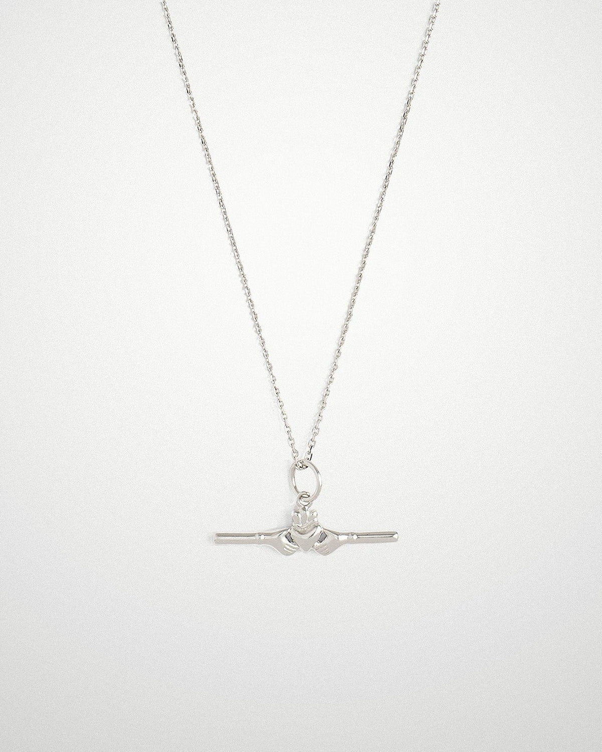 'Claddagh' Bar Necklace - LINES AND CURRENT