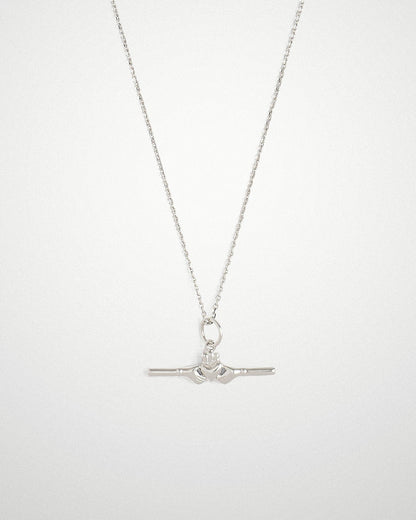 'Claddagh' Bar Necklace - LINES AND CURRENT