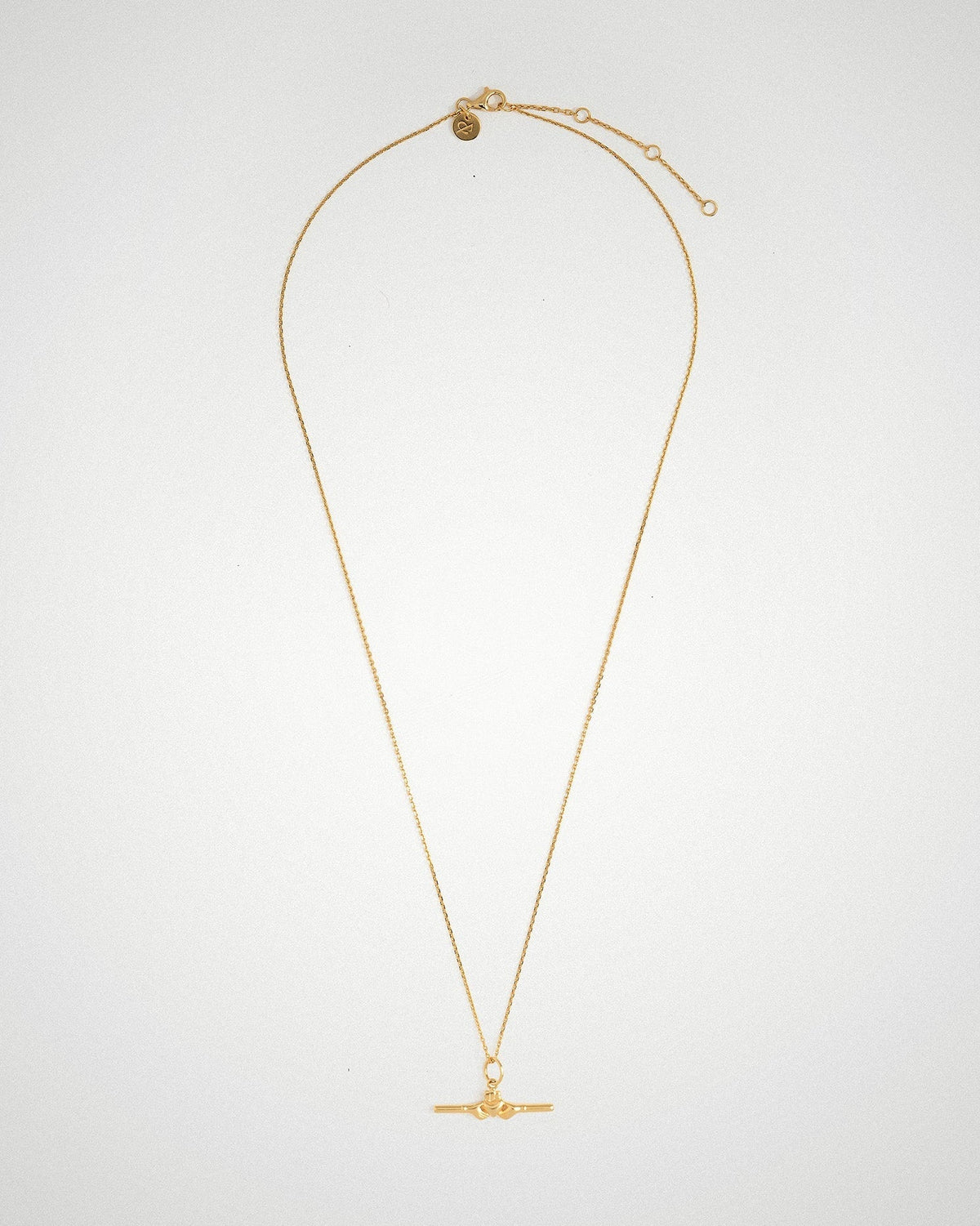 'Claddagh' Bar Necklace - LINES AND CURRENT