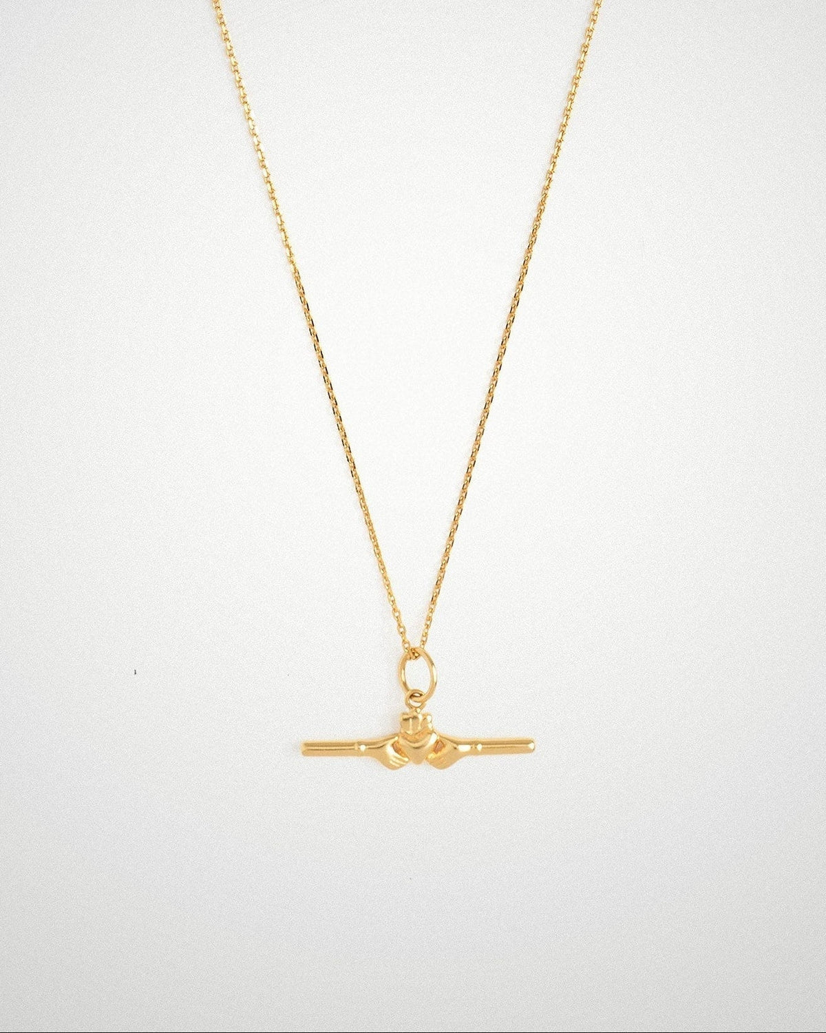 'Claddagh' Bar Necklace - LINES AND CURRENT