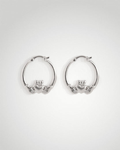 'Claddagh' Large Hoops - LINES AND CURRENT