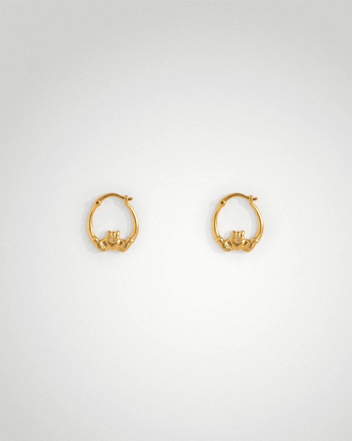 'Claddagh' Mini Hoops - LINES AND CURRENT