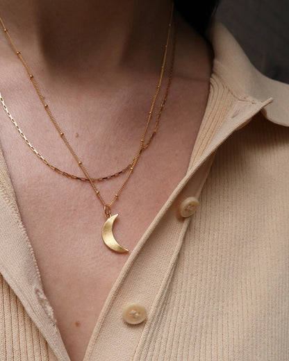 'Moon Sister' Pendant Necklace