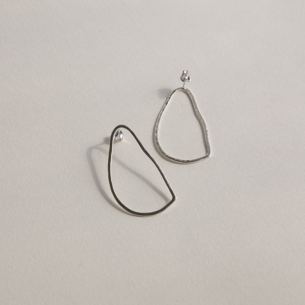 'Delilah' Oval Earrings - Lines & Current