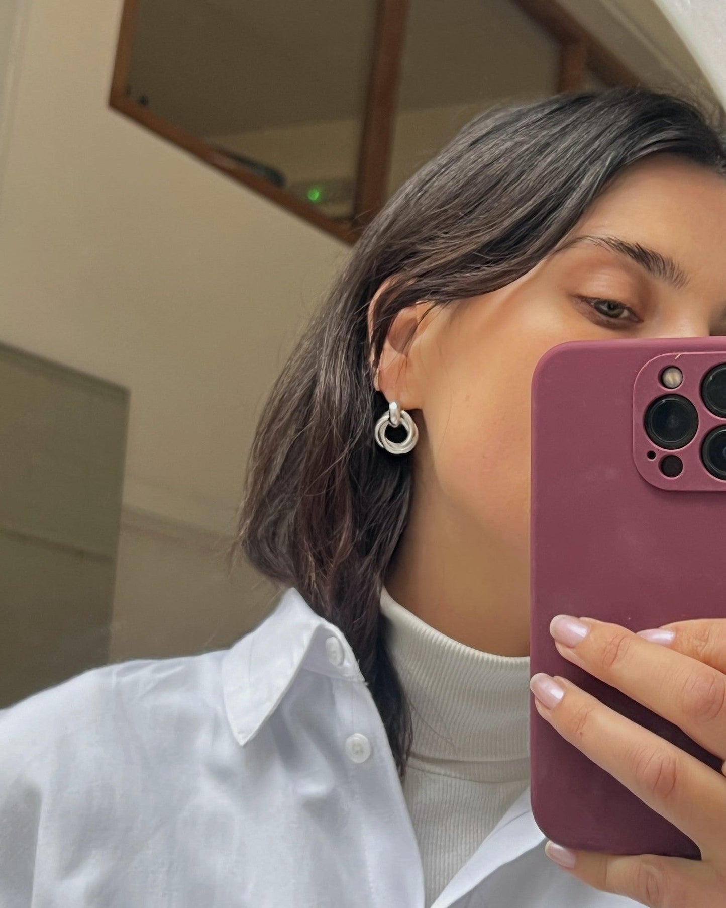 'Eliason' Interlocked Knot Earrings