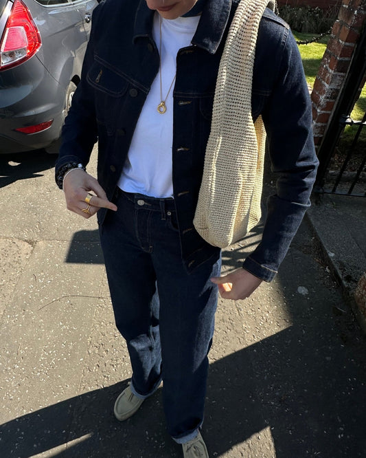 'Eliason' Interlocked Knot Necklace - Lines & Current