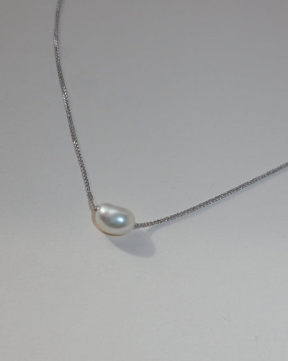 'Emelia' Pearl Chain Necklace