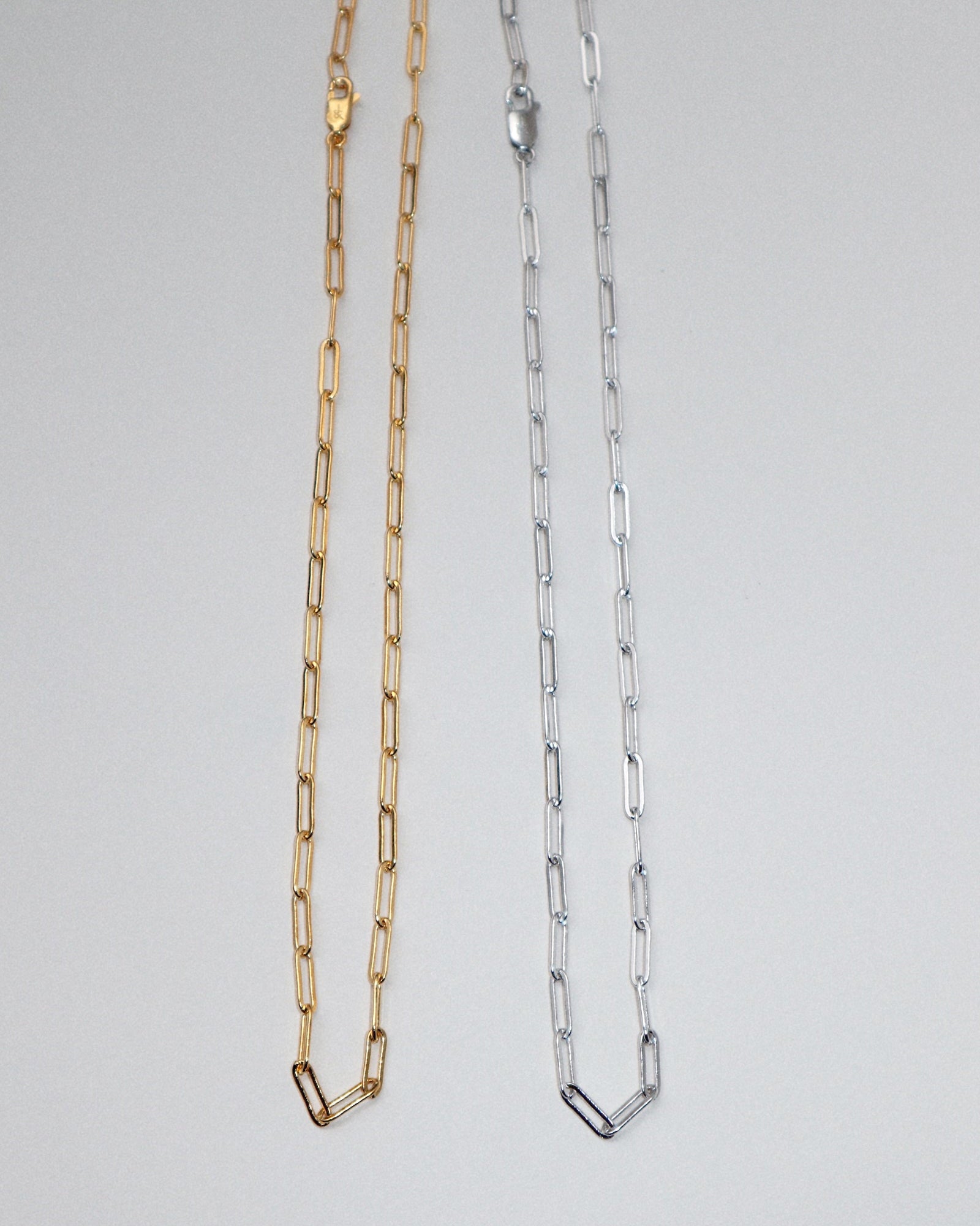 'Essie' Long Link Cable Chain - Lines & Current