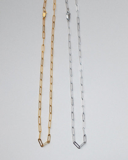 'Essie' Long Link Cable Chain - Lines & Current