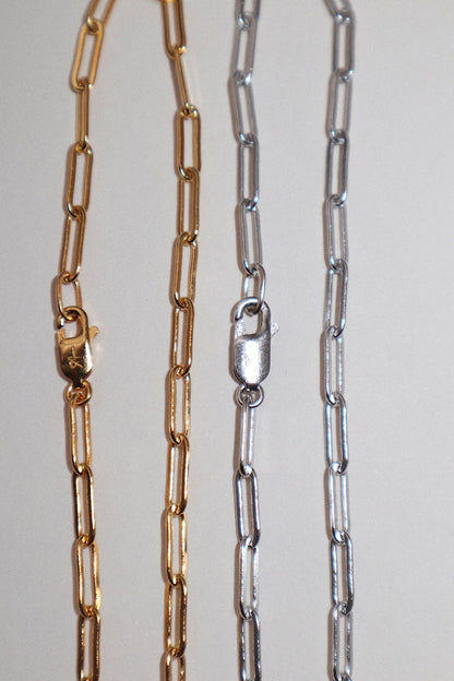 'Essie' Long Link Cable Chain - Lines & Current