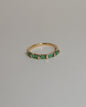 'Evie' Eternity Green Ring