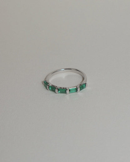 'Evie' Eternity Green Ring