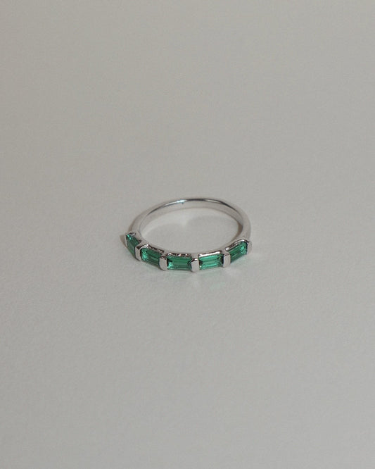 'Evie' Eternity Green Ring
