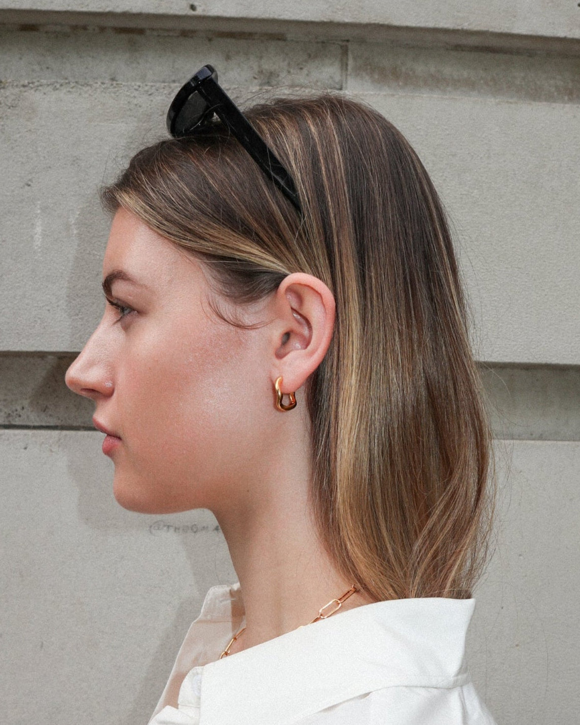 'Flo' Hoop Earrings - Lines & Current