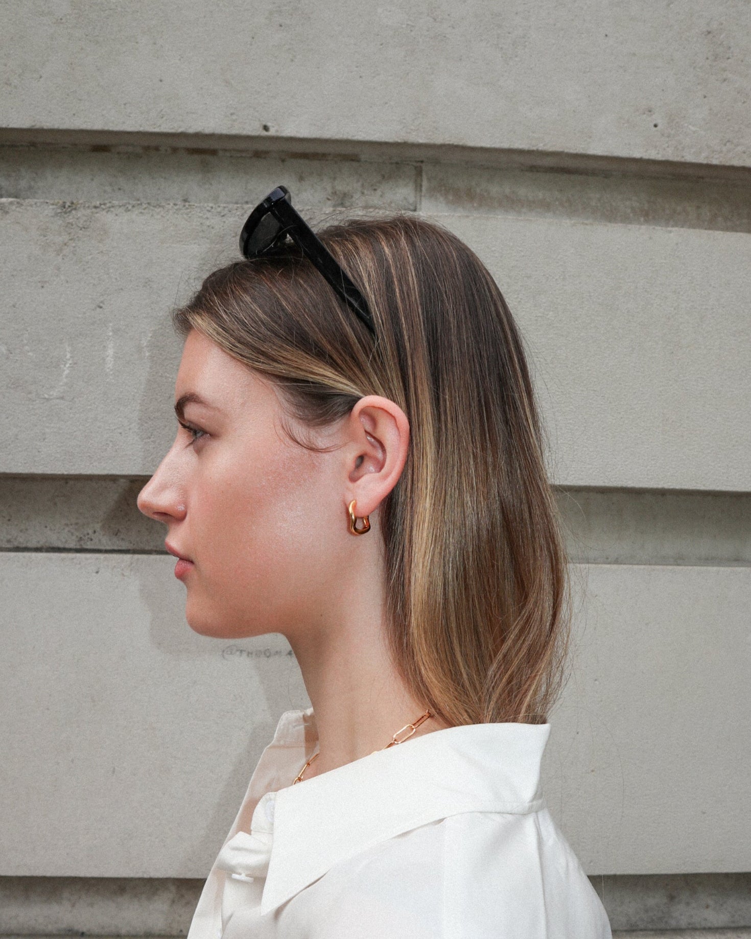 'Flo' Hoop Earrings - Lines & Current