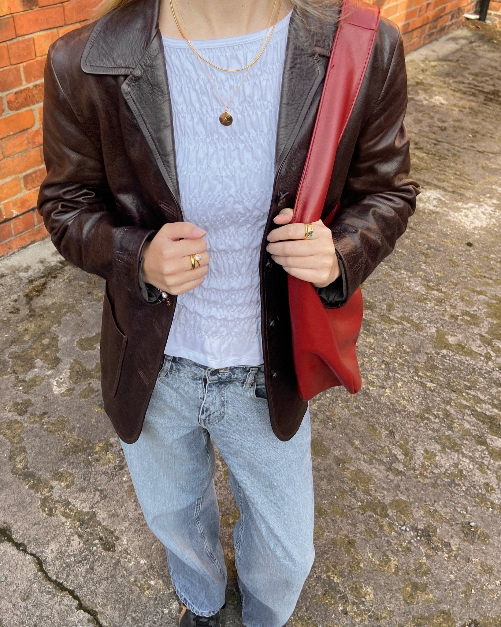 Golden 'Dreamer' Pendant Engraved Necklace