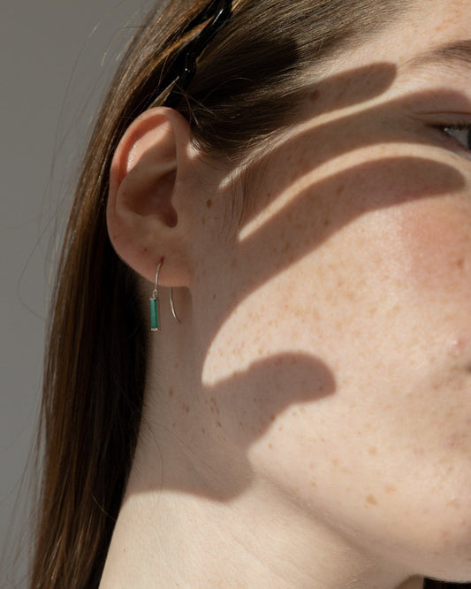 'Green Alchemy' Drop Earrings