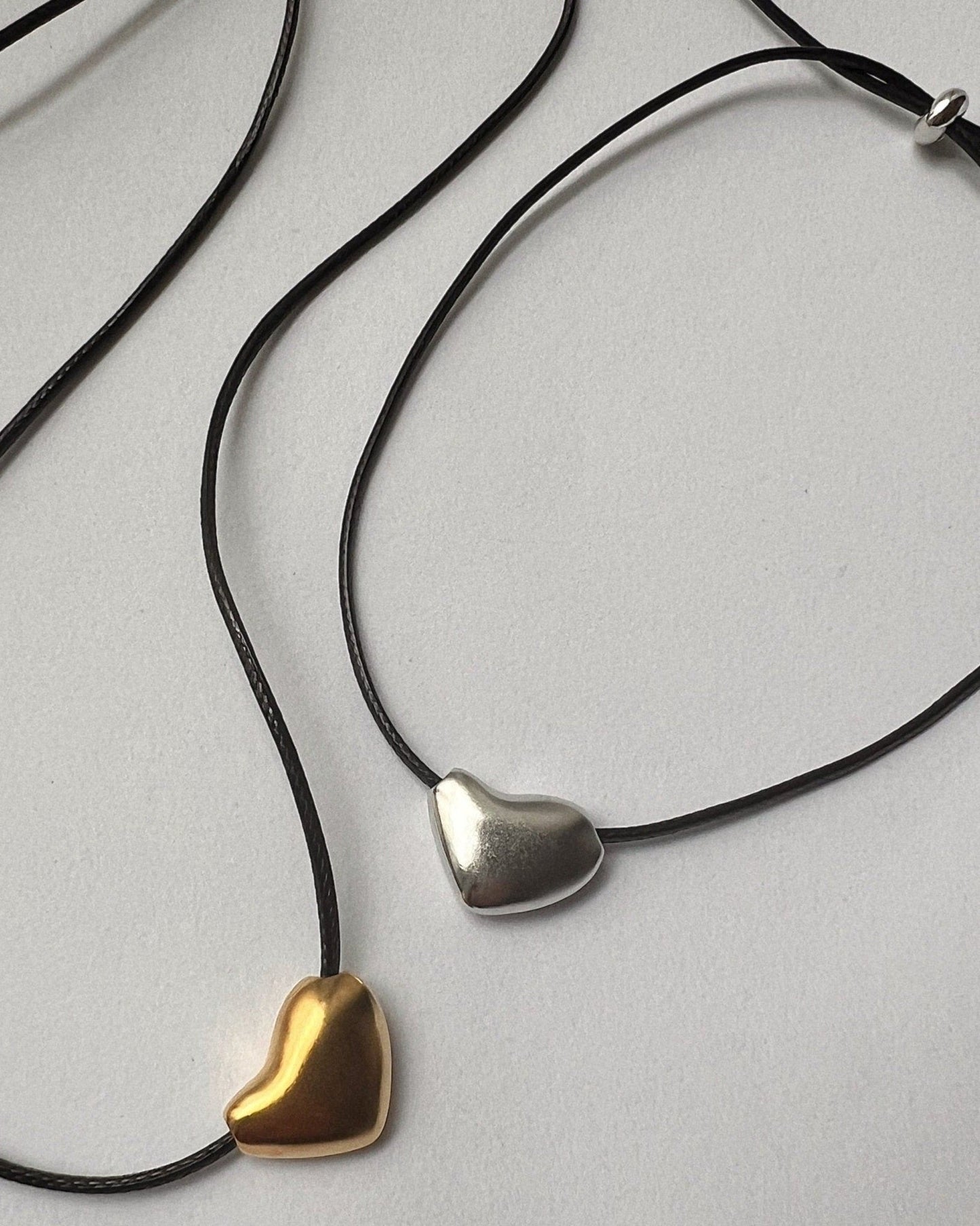 'Heart in the Clouds' Cord Necklace