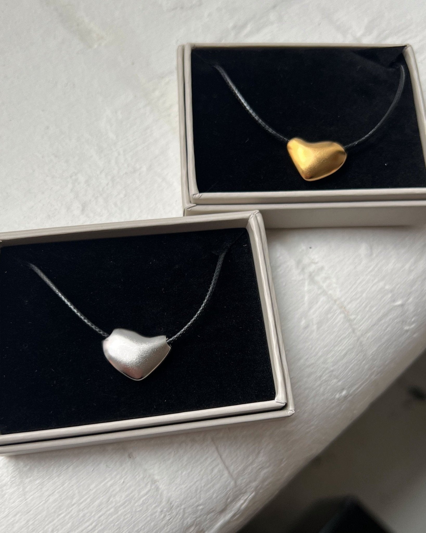 'Heart in the Clouds' Cord Necklace