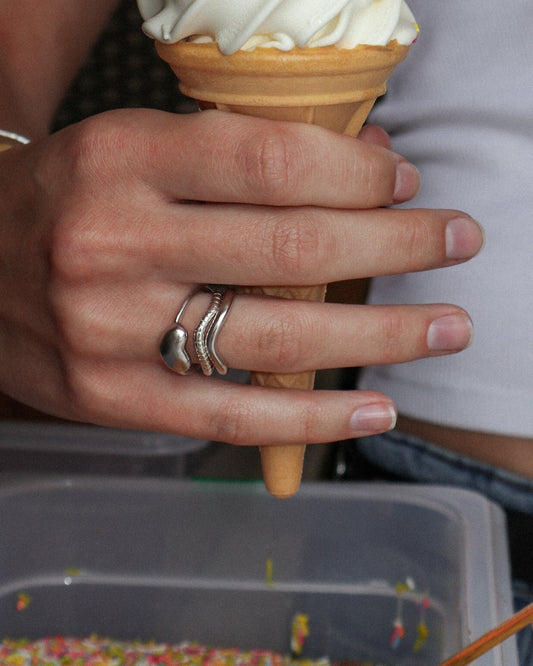 'Heart in the Clouds' Ring - Lines & Current