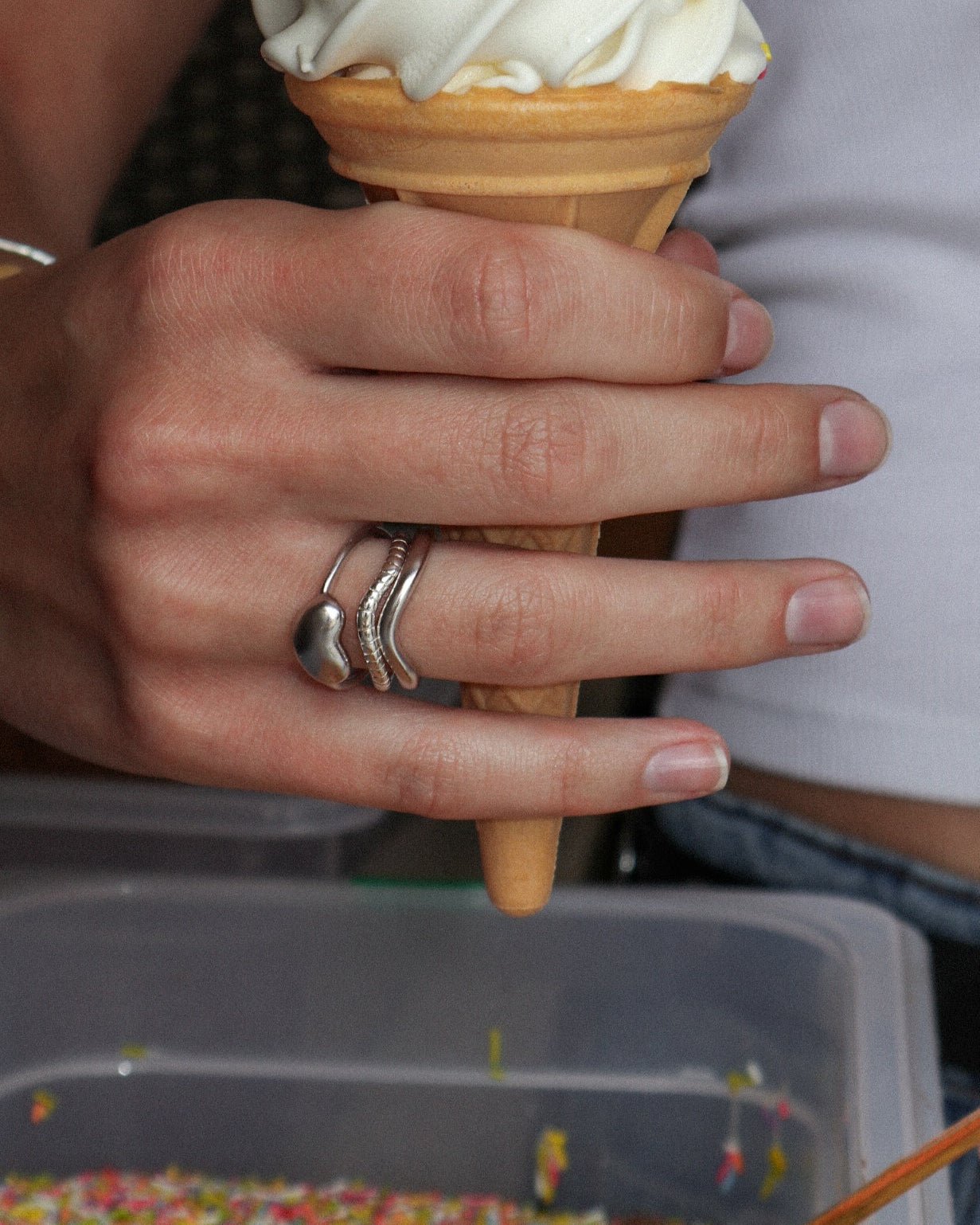 'Heart in the Clouds' Ring - Lines & Current