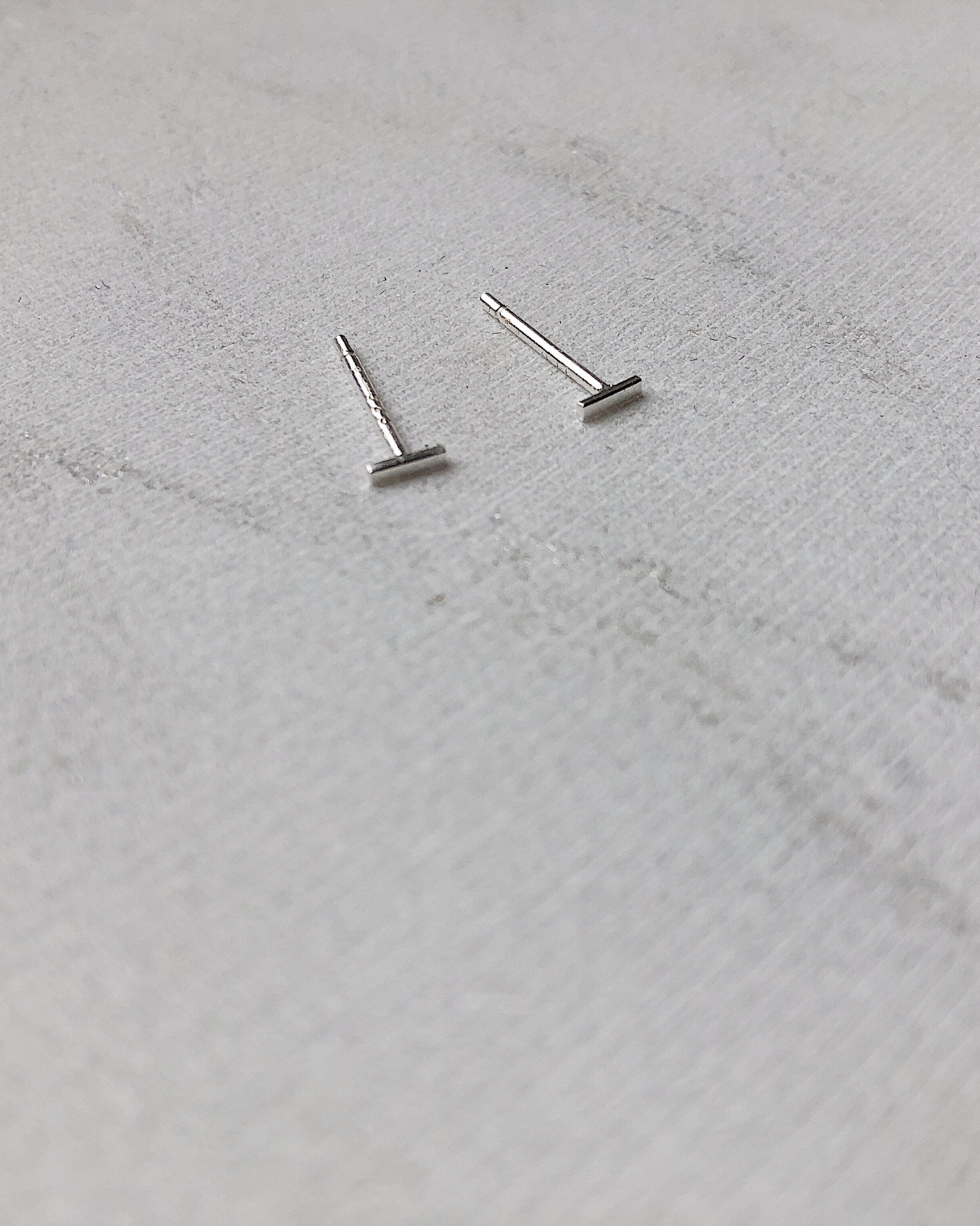 'Mia' Mini Bar Stud Earrings