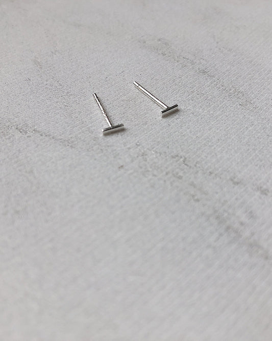 'Mia' Mini Bar Stud Earrings