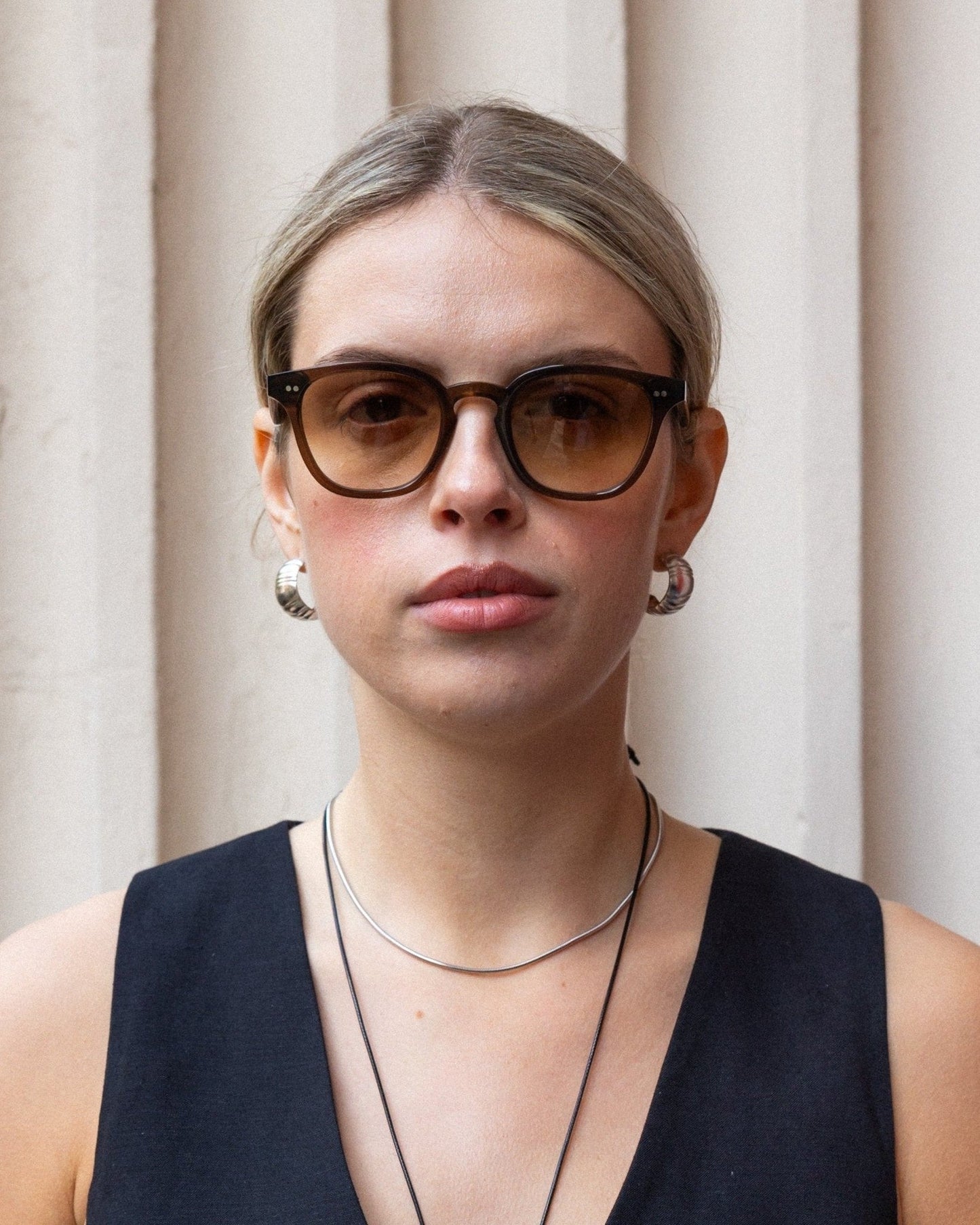 'Impression' Chunky Hoop Earrings