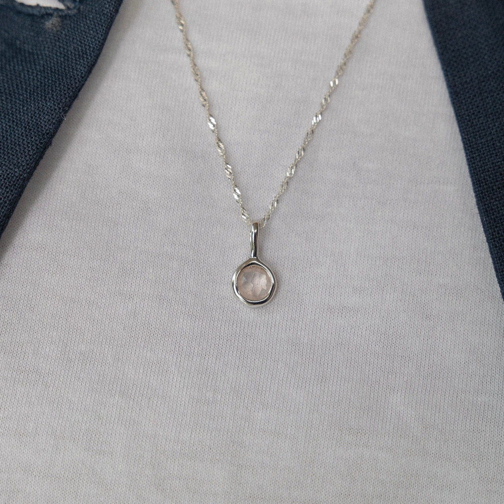 'Jörd' Birthstone Pendant Necklace - Lines & Current