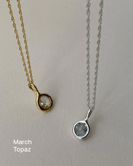 'Jörd' Birthstone Pendant Necklace