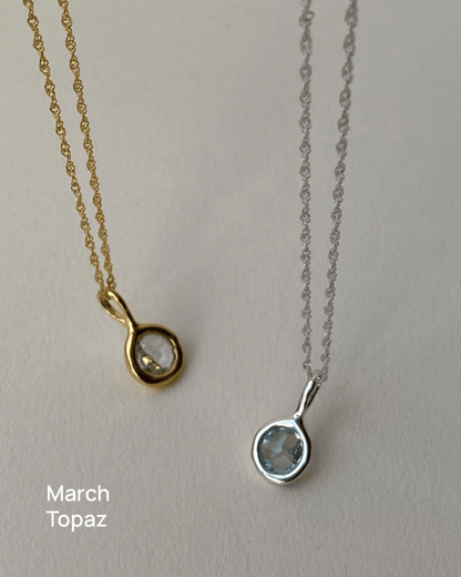 'Jörd' Birthstone Pendant Necklace