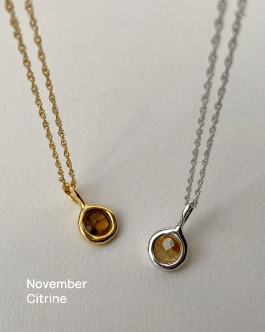 'Jörd' Birthstone Pendant Necklace