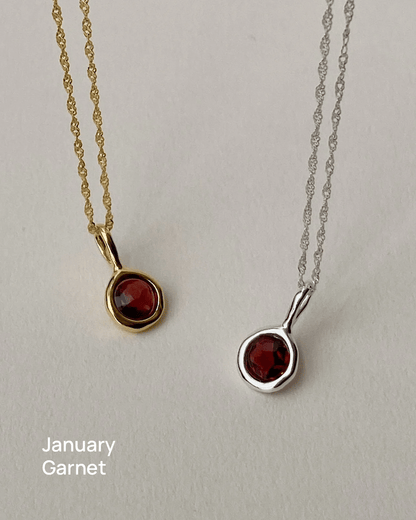 'Jörd' Birthstone Pendant Necklace